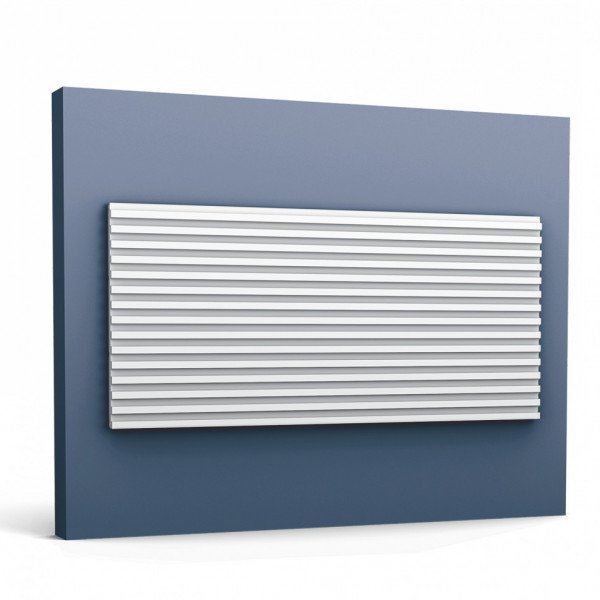 Декоративная стеновая панель 3D Orac Decor WX205 белая полиуретановая 200x25x1.3 см