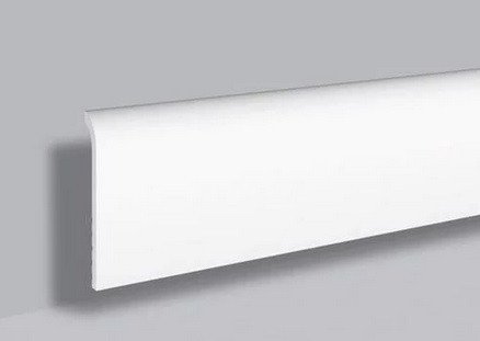 Заказать Напольный плинтус NMC Floorstyl CF1 110х22 мм 200 см белого цвета 