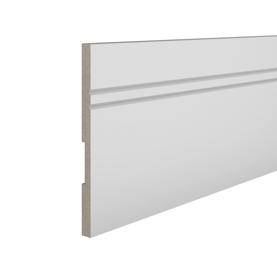 Заказать Плинтус для пола 15х230 мм Ultrawood Base 5902 244 см ЛДФ белый 