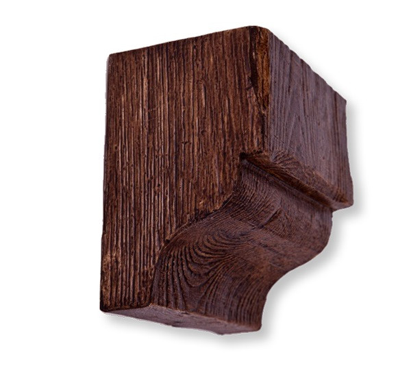 Заказать Консоль для декоративных балок 155х100х160 мм Уникс Модерн КМ16 (цвет под балку) 