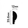 Заказать Финишный молдинг для стеновых панелей HiWood LF137A NP белый фитополимер 35.6х в.12х2700 мм 