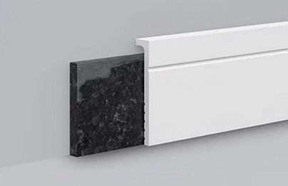 Заказать Напольный плинтус NMC Floorstyl CF2 110х22 мм 200 см белого цвета 