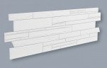 Заказать 3D интерьерная панель для стен NMC Камень STONE 1135х375 мм белого цвета 