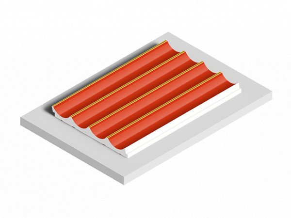 Декоративная стеновая панель 3D HiWood LV139 OR3G декорированная из фитополимера 12х120х2700 мм