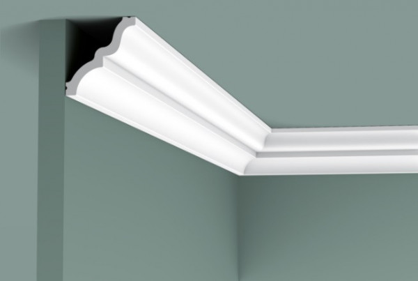 Потолочный плинтус 65х70 мм Orac Decor Purotouch C325 белый 2 м