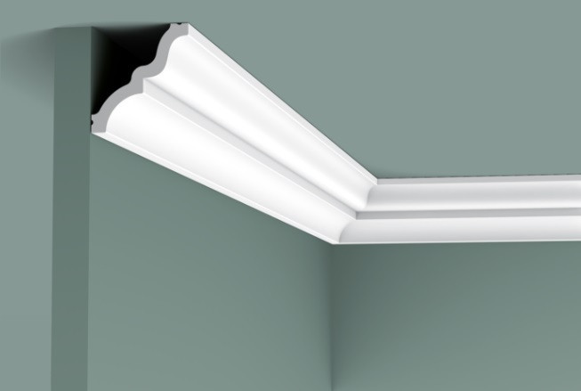 Заказать Потолочный плинтус 65х70 мм Orac Decor Purotouch C325 белый 2 м 