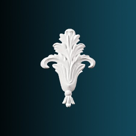 Декоративный орнамент Перфект G2123 115х79х13 мм белый из полиуретана