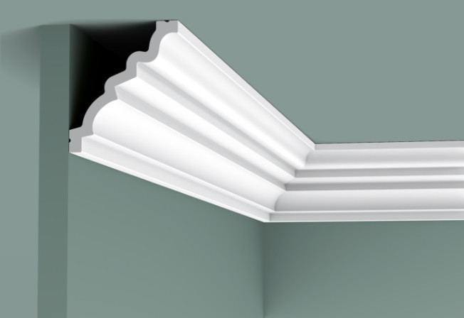 Заказать Потолочный плинтус 90х105 мм Orac Decor Purotouch C326 белый 2 м 