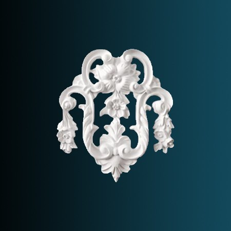 Заказать Декоративный орнамент Перфект G2135 167х148х18 мм белый из полиуретана 