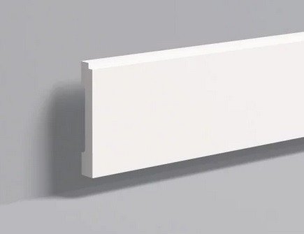 Напольный плинтус NMC Floorstyl Essenza FD1 100х15 мм 200 см белого цвета