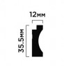 Заказать Финишный молдинг для стеновых панелей HiWood LF138B NP белый фитополимер 12х35.5х2700 мм 