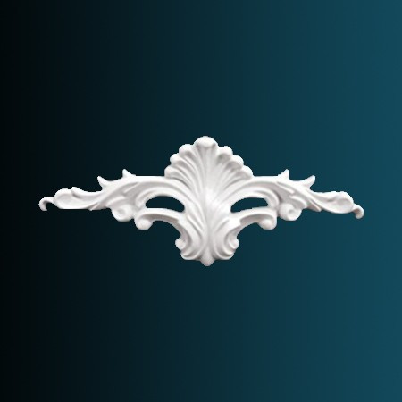 Декоративный орнамент Перфект G2150 80х200х20 мм белый из полиуретана