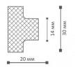 Заказать Декоративный потолочный плинтус NMC Nomastyl T4 20х30 200 см белого цвета 