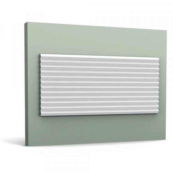 Декоративная стеновая панель 3D Orac Decor W108-2600 250х2600 мм белая из полиуретана