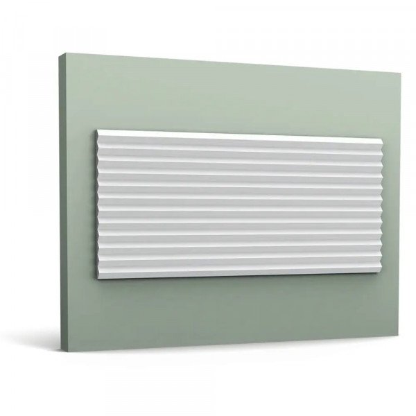 Декоративная стеновая панель 3D Orac Decor W108-2600 250х2600 мм белая из полиуретана