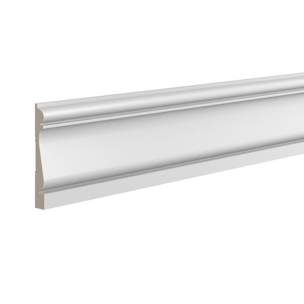 Плинтус для пола 17х127 мм Ultrawood Base 5573 244 см ЛДФ белый