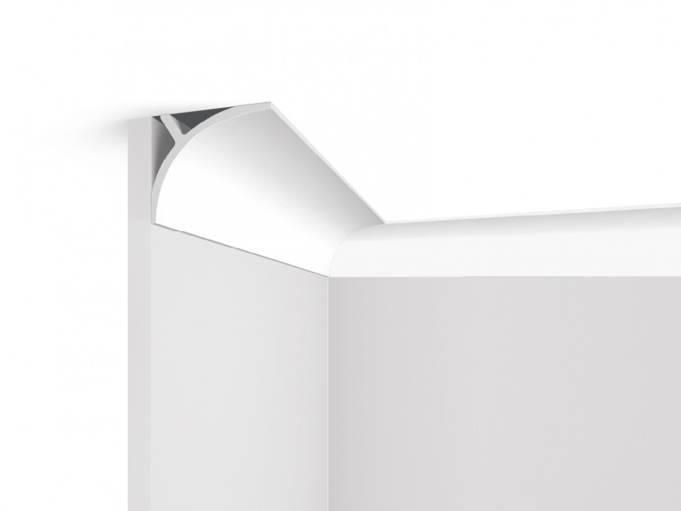 Заказать Потолочный плинтус 90х115 мм HiWood A146 белый из фитополимера 200 см 