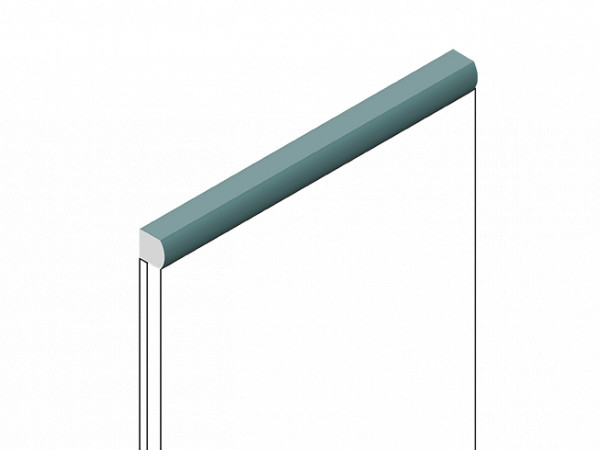 Декоративная рейка HiWood D15V2 BU27 под дерево фитополимер 15х15х2700 мм