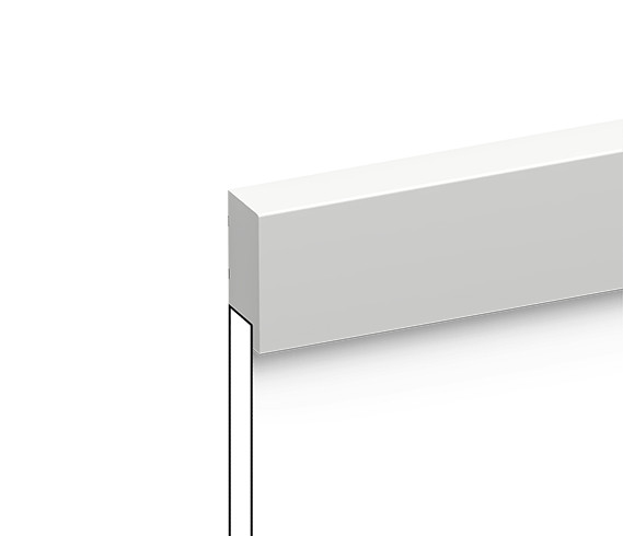 Заказать Финишный молдинг для стеновых панелей HiWood LF1 NP белый фитополимер 17х50х2700 мм 