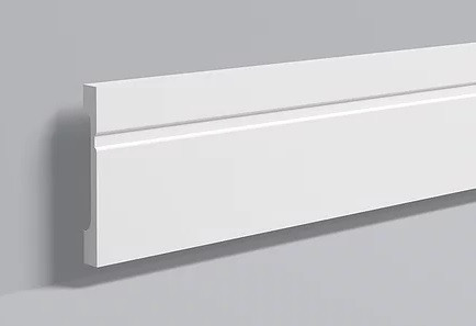 Заказать Напольный плинтус NMC Floorstyl Essenza FD15 150х18 мм 200 см белого цвета 