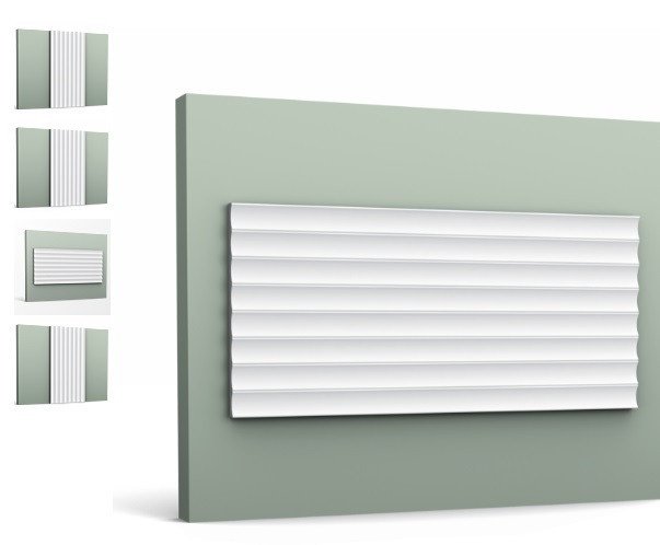 Заказать Декоративная стеновая панель 3D Orac Decor W109-2600 250х2600 мм белая из полиуретана 