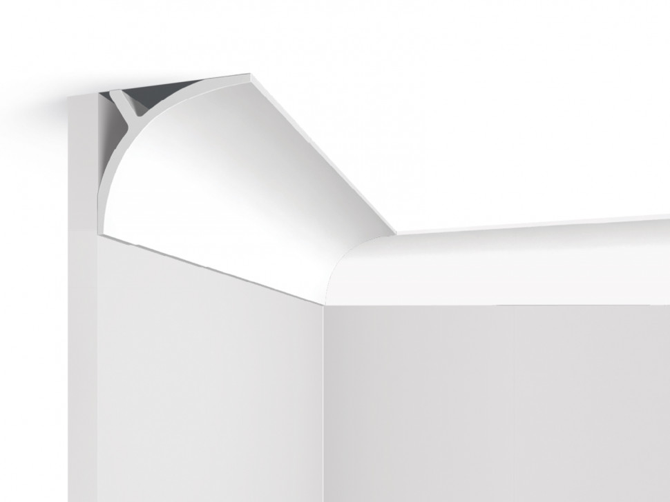 Заказать Потолочный плинтус 140х110 мм HiWood A178 белый из фитополимера 200 см 