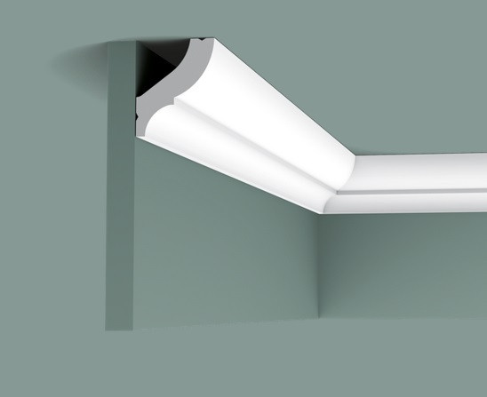 Потолочный плинтус 59х49 мм Orac Decor Durofoam CB502N белый 2 м