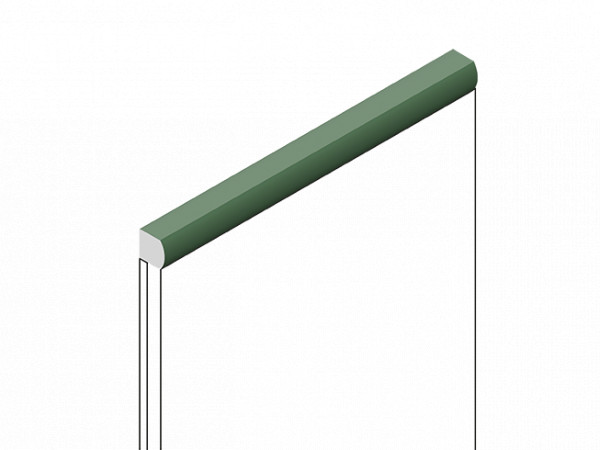 Декоративная рейка HiWood D15V2 GN81 под дерево фитополимер 15х15х2700 мм