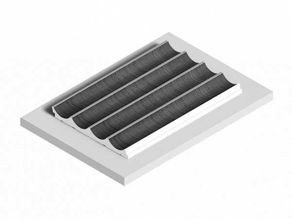 Декоративная стеновая панель 3D HiWood LV139 GR26 декорированная из фитополимера 12х120х2700 мм