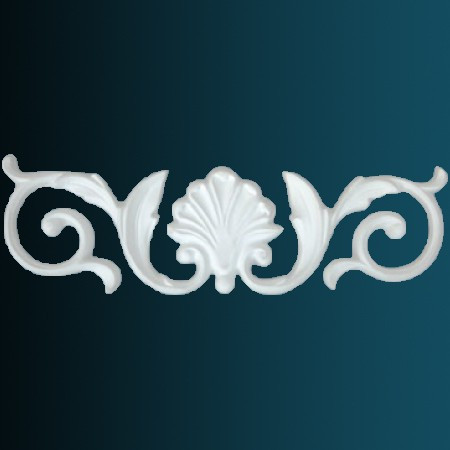 Заказать Декоративный орнамент Перфект G2369 88х278х12 мм белый из полиуретана 