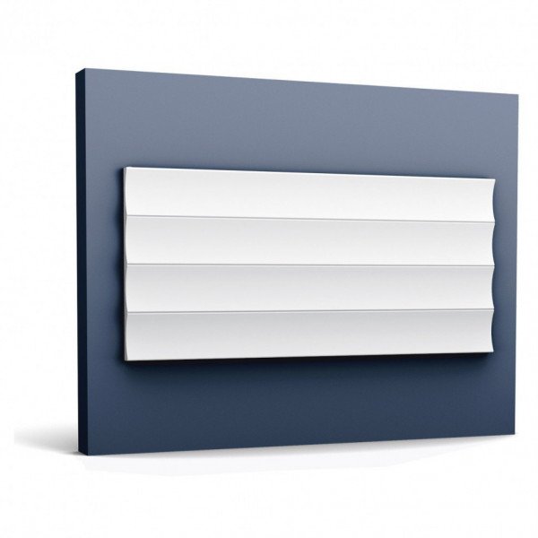 Декоративная стеновая панель 3D Orac Decor W114-2600 250х2600 мм белая из полиуретана