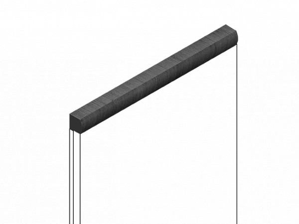 Декоративная рейка HiWood D15V2 GR26 под дерево фитополимер 15х15х2700 мм