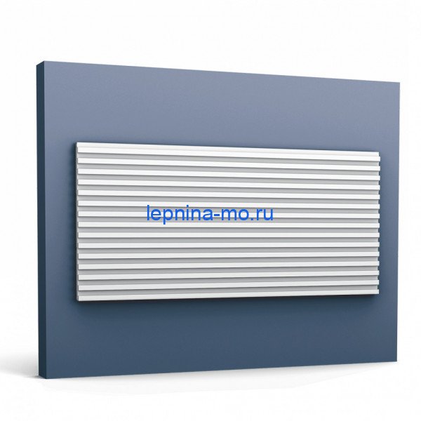 Декоративная стеновая панель 3D Orac Decor WX205-3000 250х3000 мм белая из полиуретана