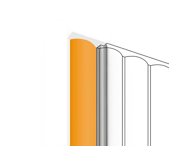 Заказать Финишный молдинг для стеновых панелей HiWood LF139A Y5 декорированный фитополимер 12х32х2700 мм 