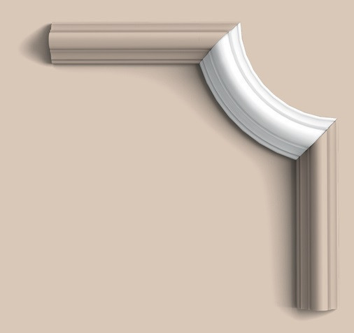 Заказать Декоративный угловой элемент для молдинга Orac Decor Purotouch P4020A 164х91 мм белый 