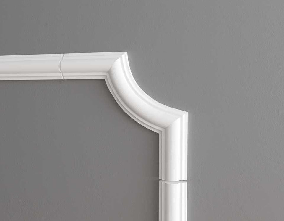 Заказать Угловой элемент декора для молдингов NMC WL1-C1 145х145 Wallstyl комплект 4шт белого цвета 