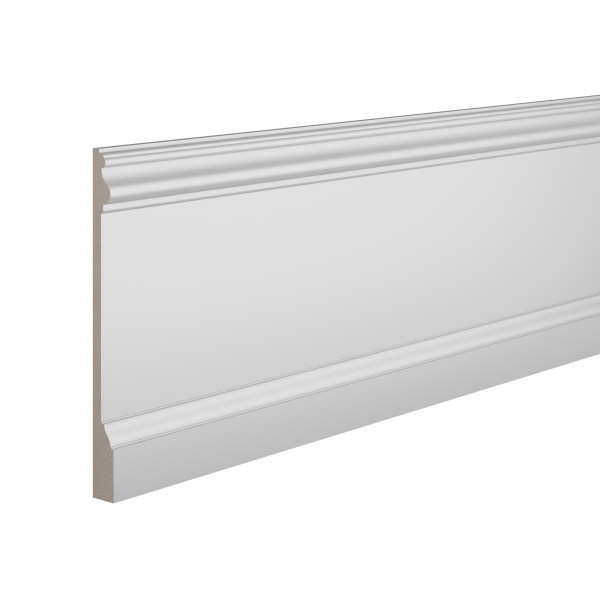 Плинтус для пола 20х230 мм Ultrawood Base 5800 244 см ЛДФ белый