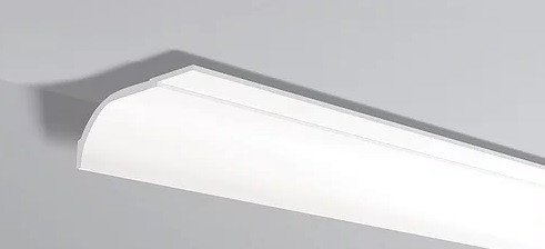 Заказать Декоративный потолочный плинтус NMC Wallstyl WT22 225х105 200 см белого цвета 