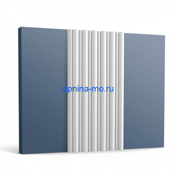 Декоративная стеновая панель 3D Orac Decor WX211-3000 255х3000 мм белая из полиуретана