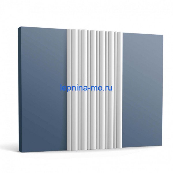 Декоративная стеновая панель 3D Orac Decor WX211-3000 255х3000 мм белая из полиуретана