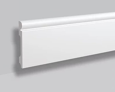 Заказать Напольный плинтус NMC Floorstyl FL4 150х20 мм 200 см белого цвета 