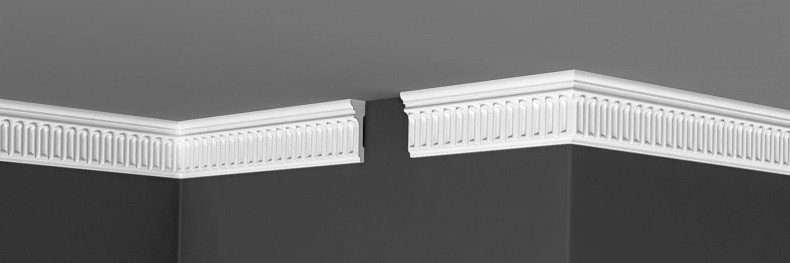 Заказать Потолочный плинтус 60х20 мм Де-Багет Декор ДП 12/60 белый полистирол 200 см 