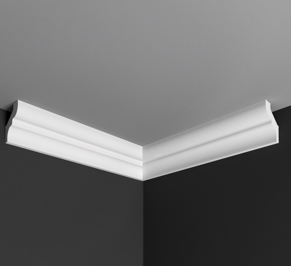 Заказать Угол внутренний к плинтусу Де-Багет П 02 30/35 белый полистирол 