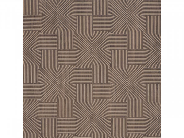 Декоративная отделочная стеновая панель 3D 600х4 мм HiWood Maximum DM625 BR73 композит с геометрическим узором 300 см