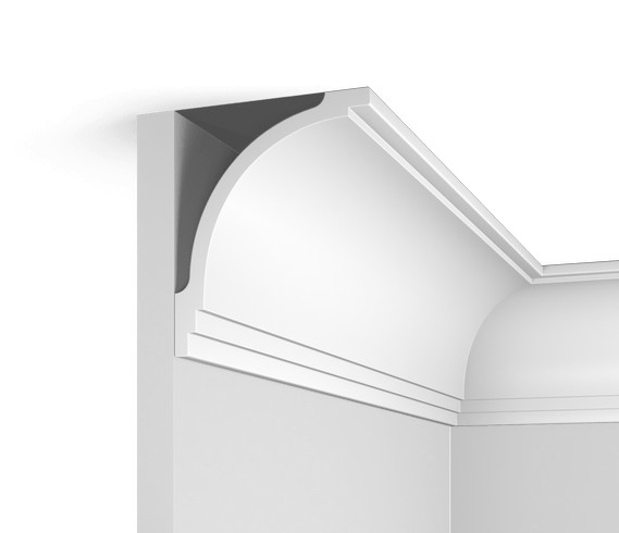 Заказать Потолочный плинтус HiWood A156 белый фитополимер 100х120х2000 мм 