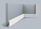 Заказать Напольный плинтус 40х10 мм Orac Decor Duropolymer SX162 белый 2 м 