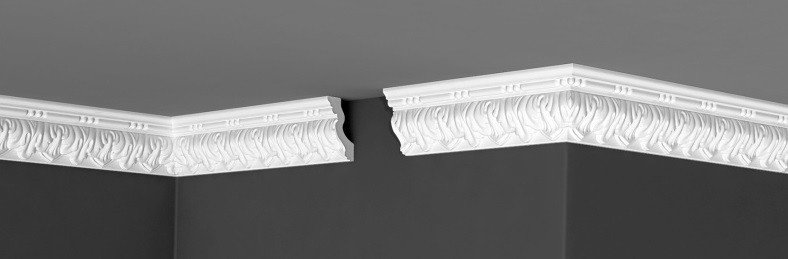 Заказать Потолочный плинтус 60х36 мм Де-Багет Декор ДП 08/70 белый полистирол 200 см 
