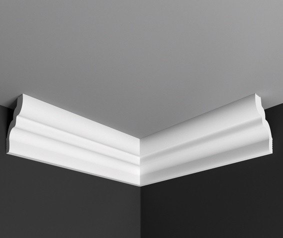 Заказать Угол внутренний к плинтусу Де-Багет П 02 40/50 белый полистирол 