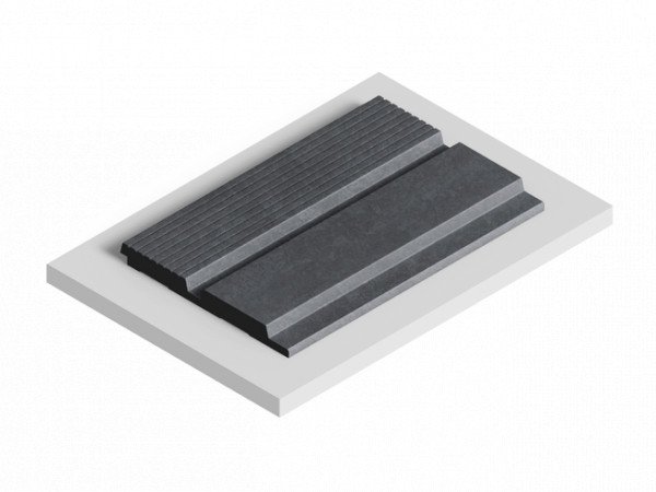 Декоративная стеновая панель 3D HiWood LV123 S381A декорированная из фитополимера 12х120х2700 мм