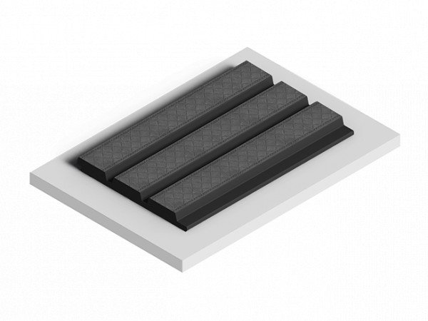 Декоративная стеновая панель 3D HiWood LV124LE1 GR27K декорированная из фитополимера 12х120х2700 мм